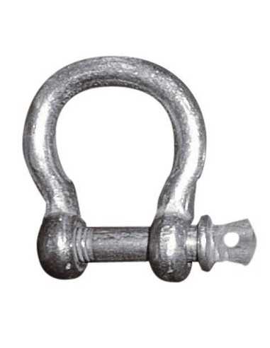 Shackle Bow Steel Galvanised 18mm BW643 H2O Sensations