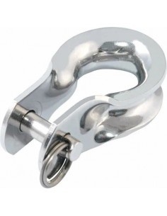 Stainless Steel Snap Hook 78 mm, Square Swivel ø 17 - 25 mm