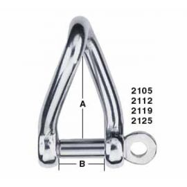 Harken Shackle Twist Forged 6mm 2112 H2O Sensations