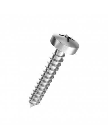 Stainless Steel A2 Metal Screw 4.2*13mm Pozidriv Pan Head A2PZTCB4213 H2O Sensations