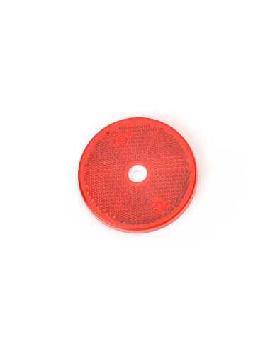 WAS Reflector Round Red 60mm 1 Holes