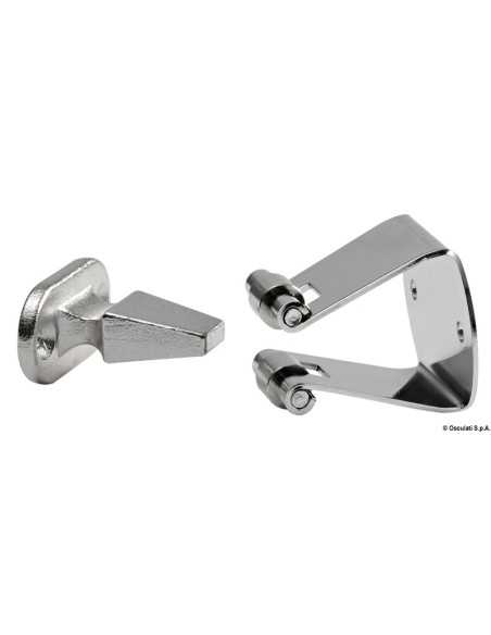 Osculati Stainless Steel Door Stopper Support Rolls 34*20mm 38.442.85 H2O Sensations