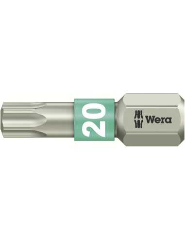 Wera Embout Inox Six Pans Torx TX20 25mm